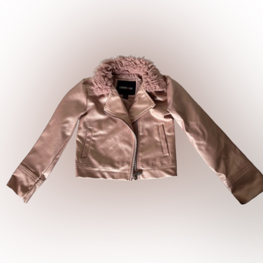 Limited Too Girls Pink Metallic Jacket